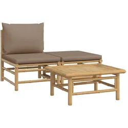 vidaXL, Gartenlounge, Lacolon (Mittelteil + Fussstütze + Tisch)