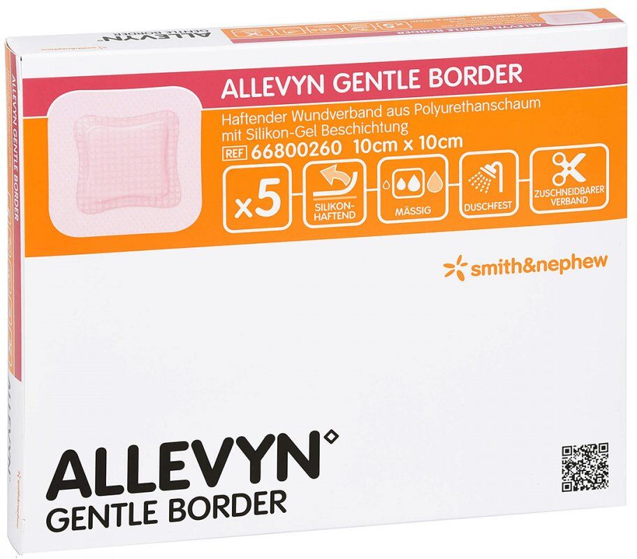 Allevyn Gentle Border 10x10 cm Verband