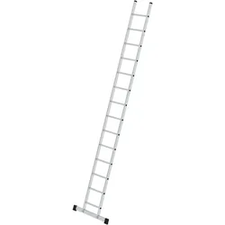 PROREGAL Sprossen-Anlegeleiter mit Standard-Traverse 14-Sprossen