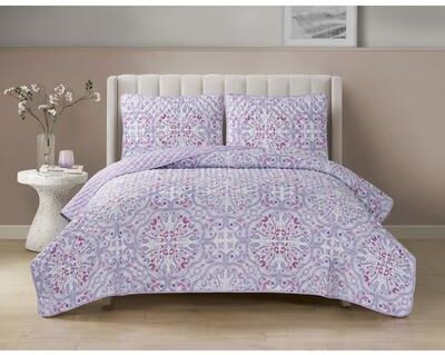 Beco Home Trystan 3 Piece Reversible Quilt Set
