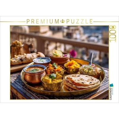 CALVENDO Puzzle Indien: Thali | 1000 Teile Lege-Größe 64x48cm Foto-Puzzle für glückliche Stunden