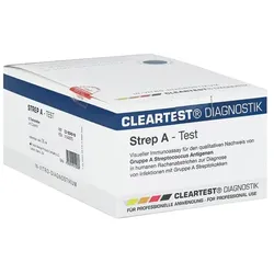 CLEARTEST Strep A Teststreifen für den Rachenabstrich