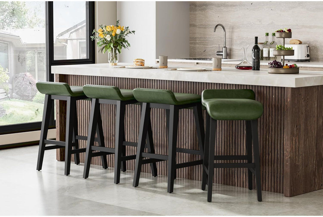 Brayden Studio Counter Stool with Metal Frame 4/67.83