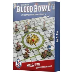 Games Workshop "Blood Bowl - Haut Elfes Pitch and Dugouts" (Karton)