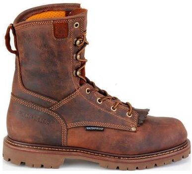 "Carolina 28 Series 8"" Composite Toe - Mens 8 Brown Boot D"