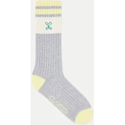 Socken mit Logoprint Grau M
