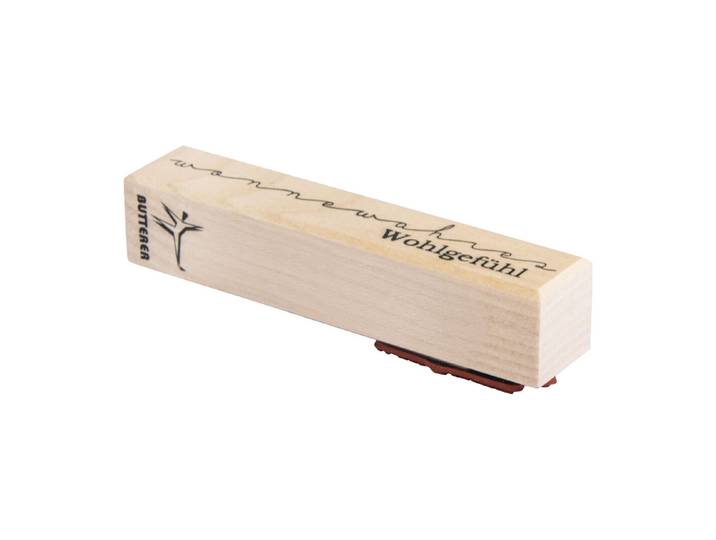 Stempel ... Wohlgefühl , 2x10cm
