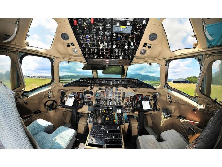 Fototapete PAPERMOON Cockpit , bunt, B:4m L:2,6m, Vlies, Tapeten, Fototapete