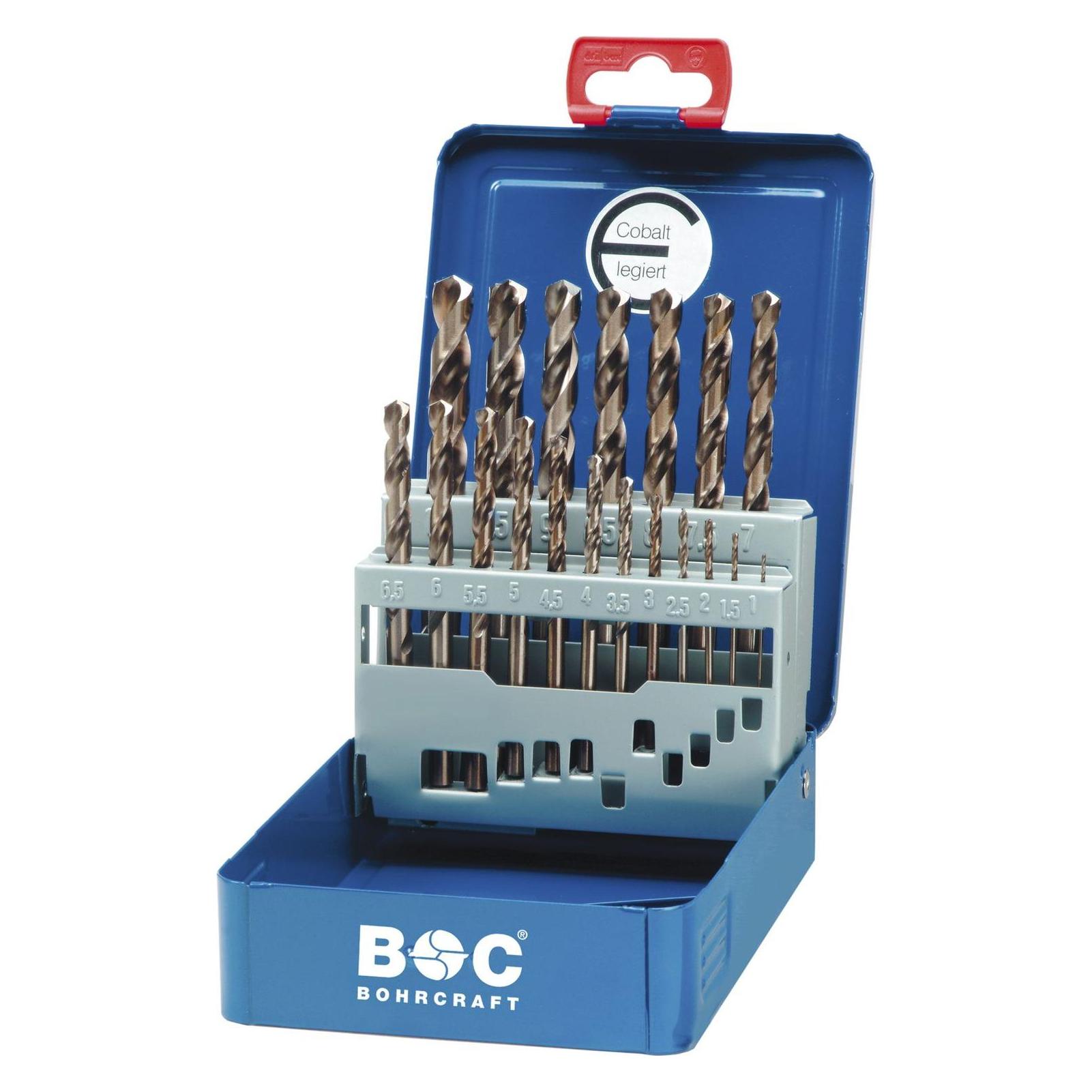 Bohrcraft Bohrer-Kassette DIN338RN HSS Co5 ø 1-10 mm 19-teilig (1.0-10 mm) (11401310019)