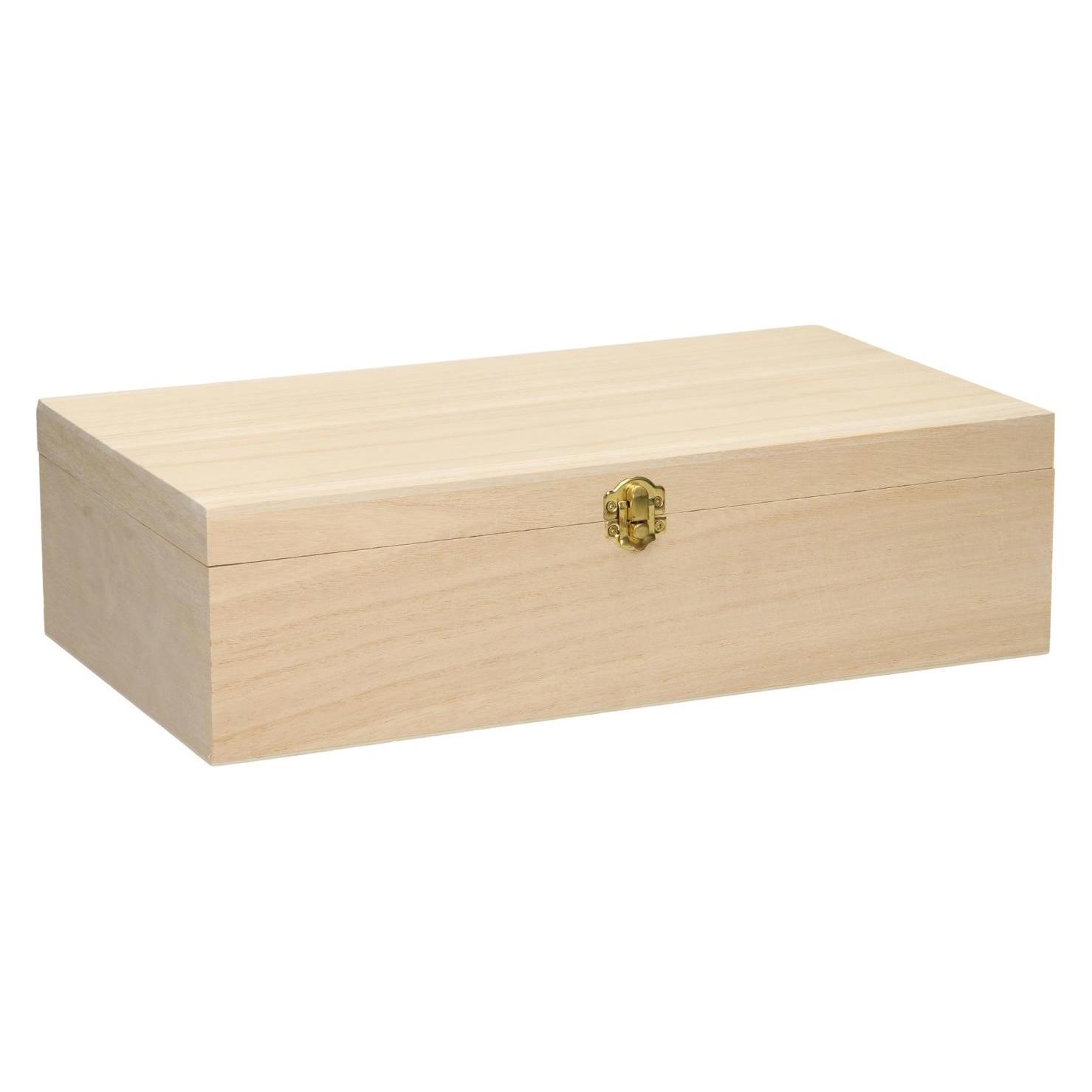 Playwood Dekorieren Sie Ihre Weinkiste aus Holz - 2 Flaschen (19670523)