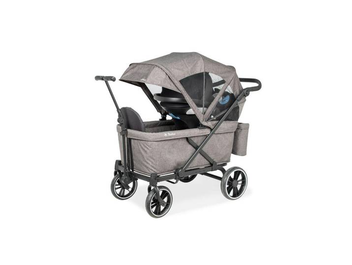 Pinolino Bollerwagen Cruiser Pi500, Hellgrau, Metall, 64x64x118 cm, Freizeit & Co, Gartenspielzeug, Bollerwagen