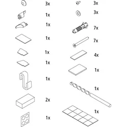 Kermi ZBDI032 Set Montagekleinteile, 2533336 2533336
