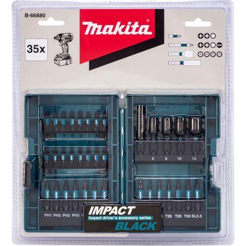 Makita B-66880 Impact Black Bit-Set 35-tlg.