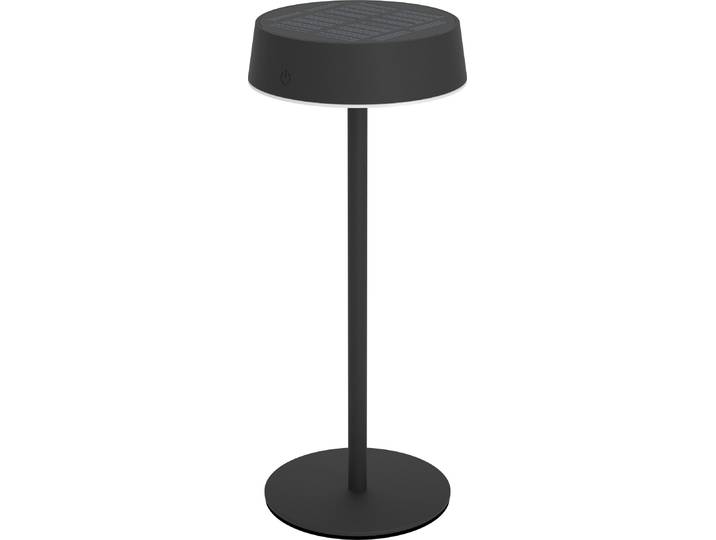 Eglo SIMERI lampe de table\, solaire\, tactile\, noir\, 75876