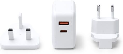 Adaptateur de voyage personnalisable universel Bapek blanc TAILLE UNIQUE ADULTE