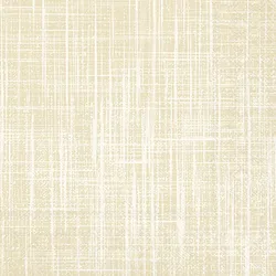 Ambiente 20 Servietten Papier 33x33cm 3-lagig - hochwertige Einweg Papierservietten in Leinen Optik Hochzeitsservietten Musterservietten Creme
