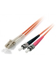 equip LC/ST 9/125m 5.0m 5m LC ST Gelb Glasfaserkabel Optical Fiber Patch Cord OS2 (254235)