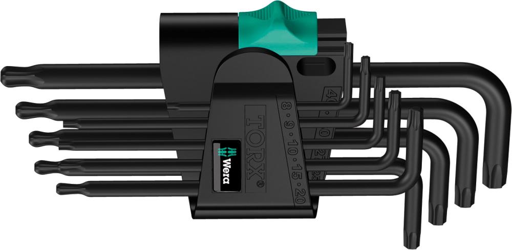 WERA Winkelschraubendreher-Satz 967PKL/9 Torx