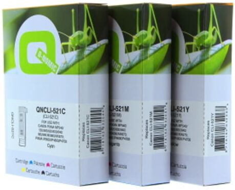 Q-Nomic Pack cartuchos CLI-521 (c+m+a)