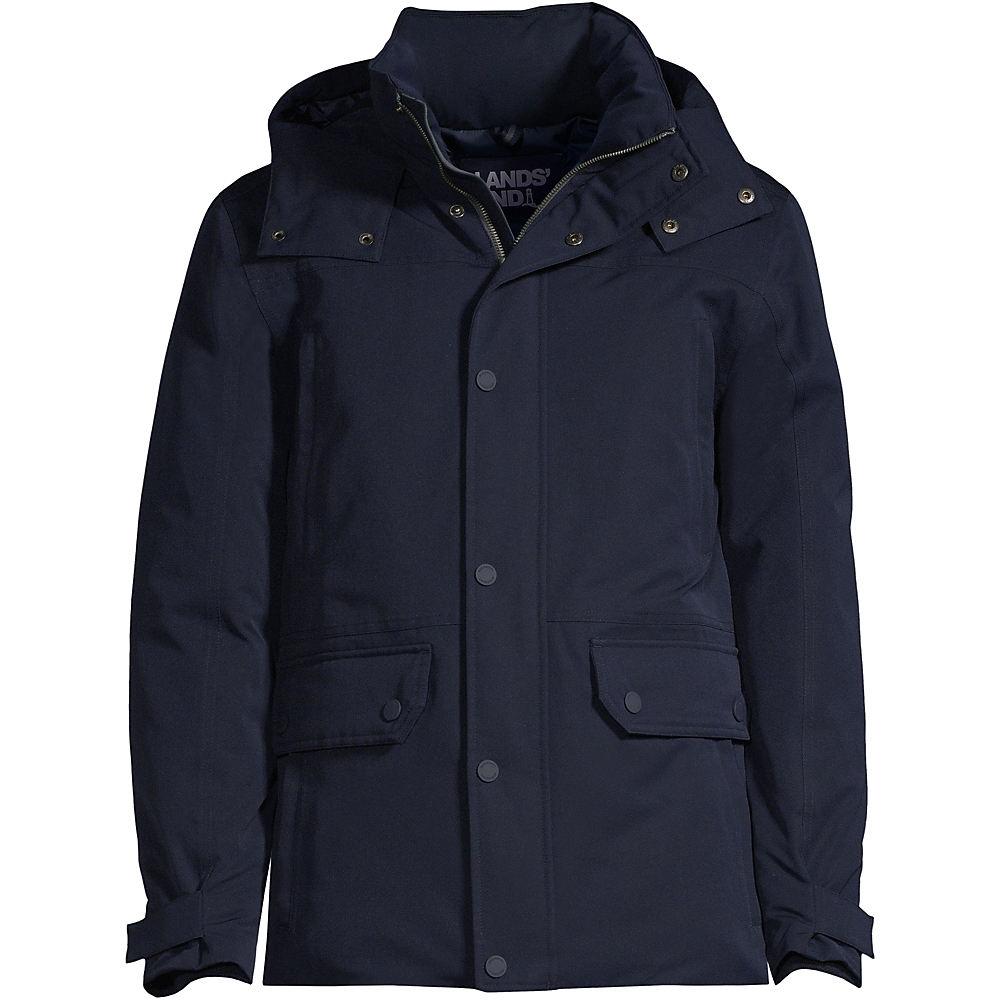 EXPEDITION Daunenjacke, Herren, size: regular, Blau, Polyester/Nylon/Daunen, by Lands' End