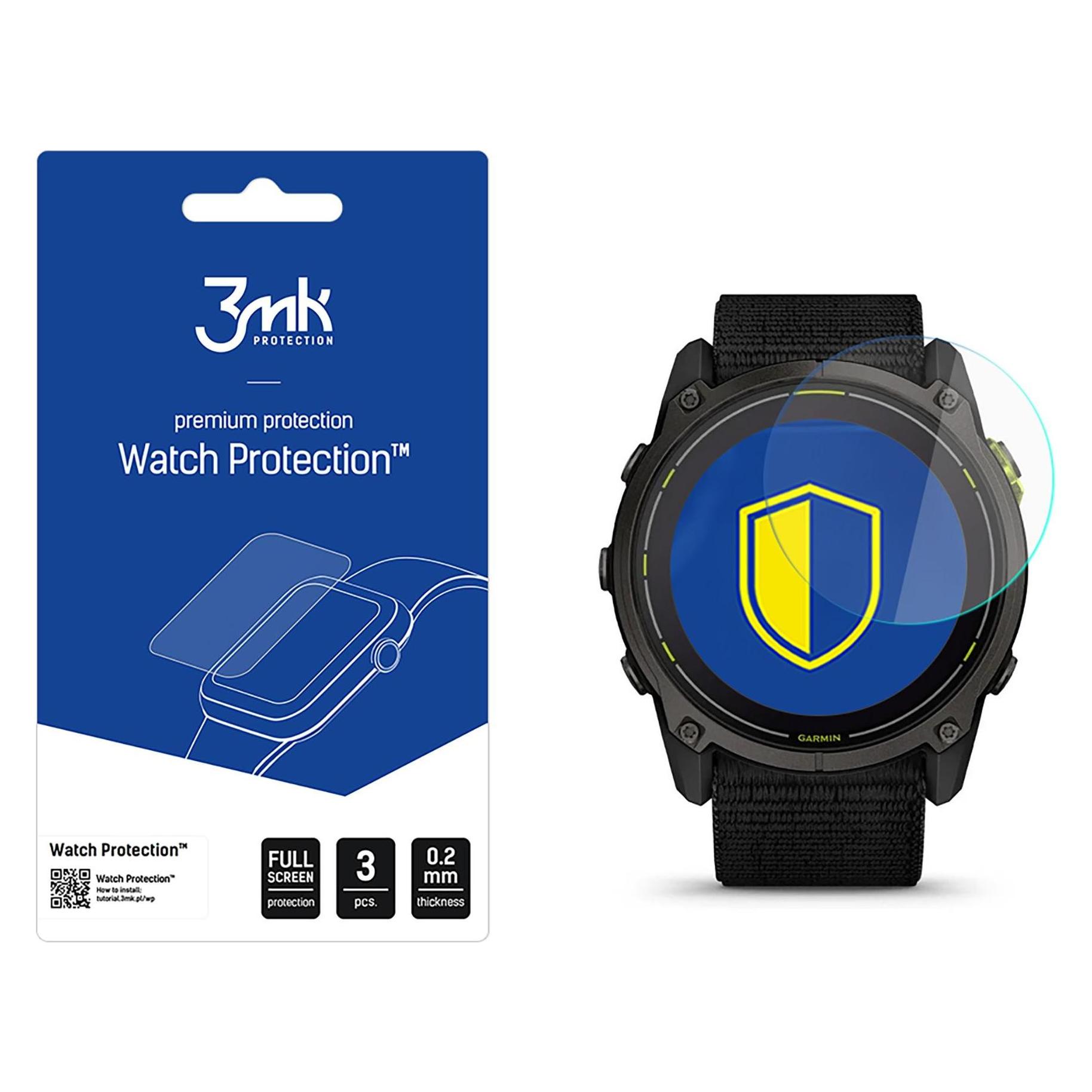 3MK FlexibleGlass Watch Garmin Enduro 3 Szkło Hybrydowe (5903108604727)