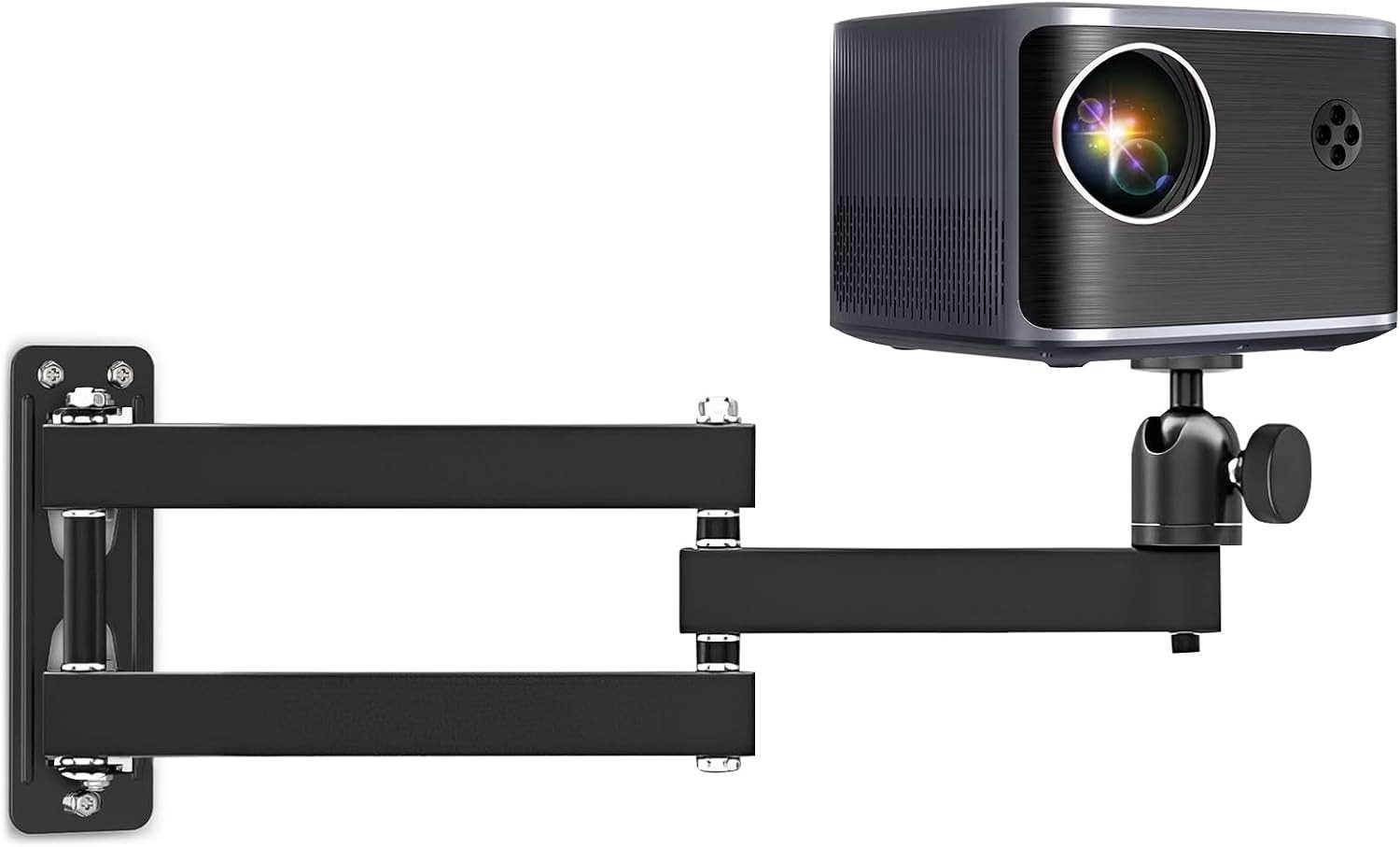 Universele 360 graden draaibare projectorbeugel voor muurmontage met 1/4 inch schroefdraad