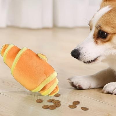 Happy Pet Pantry Sniff & Chew Croissant Dog Toy Interactive Plush Puzzle For Small And Medium Dogs Sniff & Chew Croissant Dog Toy Interactive Plush Puzzle For Small And Medium Dogs