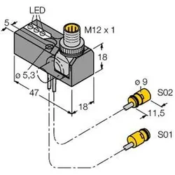 Turck Sensor NI2-K09-0 #1650039