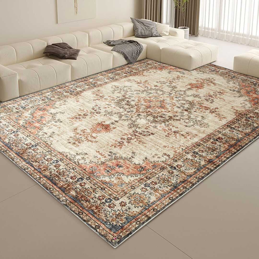 Marlow Home Co. Artimus Timeless Vintage Cashmere Rug – Classic Elegance & Comfort Timeless Rectangle 200cm x 290cm