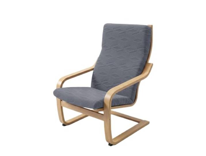 Housse for fauteuil inclinable en jacquard Poang Housses de chaise for usage domestique et hôtelier(Color 6)