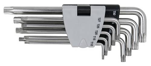 KS Tools TX Winkelschraubendreher-Set TB 10,TB 15,TB 20,TB 25,TB 27,TB 30,TB 40,TB 45,TB 50 9teilig