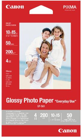 Canon GP-501 Fotopapier glänzend 100x150mm 200 g/m² - 50 Blatt 0775B081