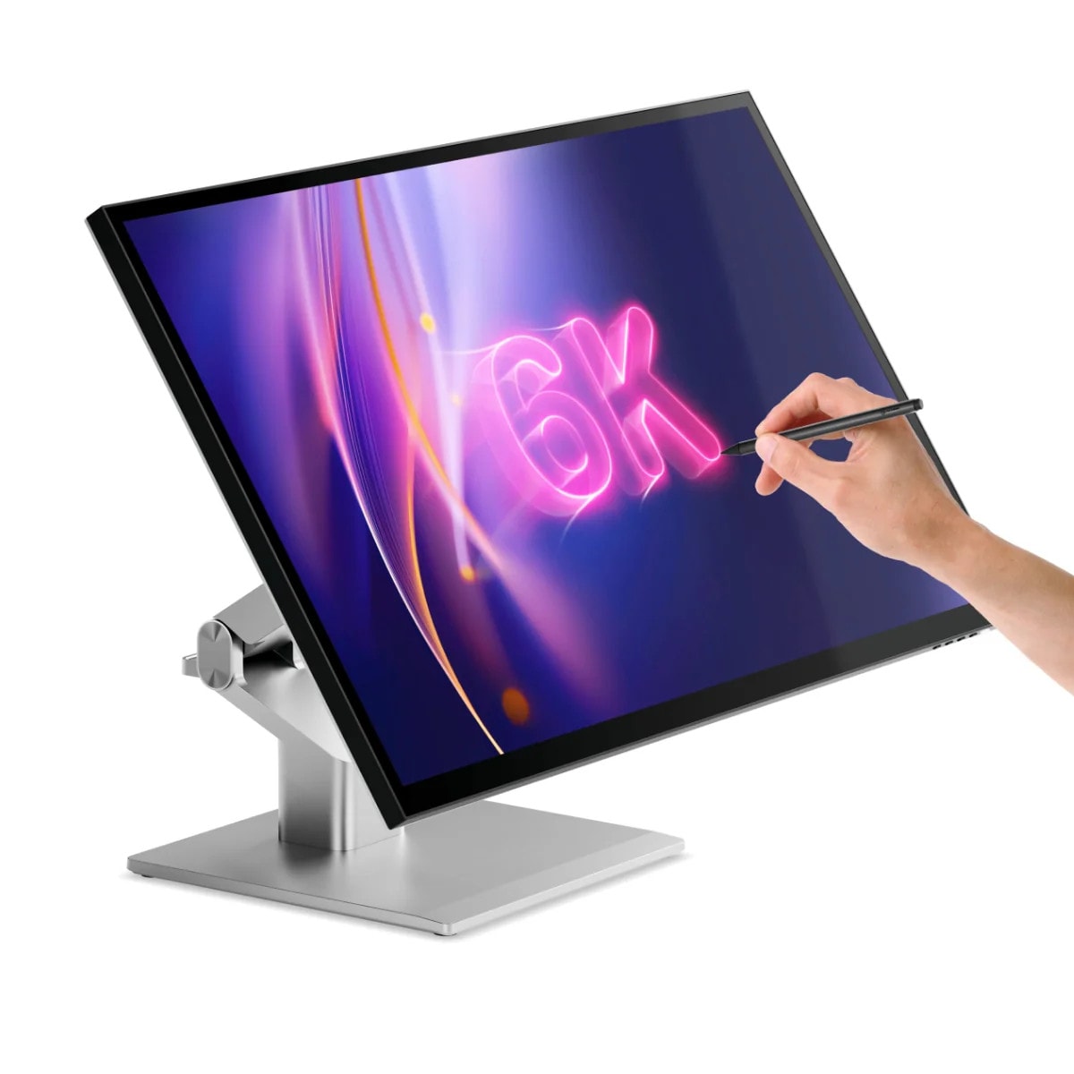 Alogic CLARITY 32C6KPDTF Touch 32 UHD 6K Monitor 95W PD mit Stand
