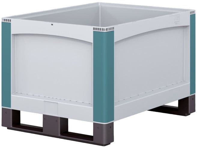 Bito conteneur lourd SL avec patin / clapet / SL 86421K L800xL600xH420 mm (30342)