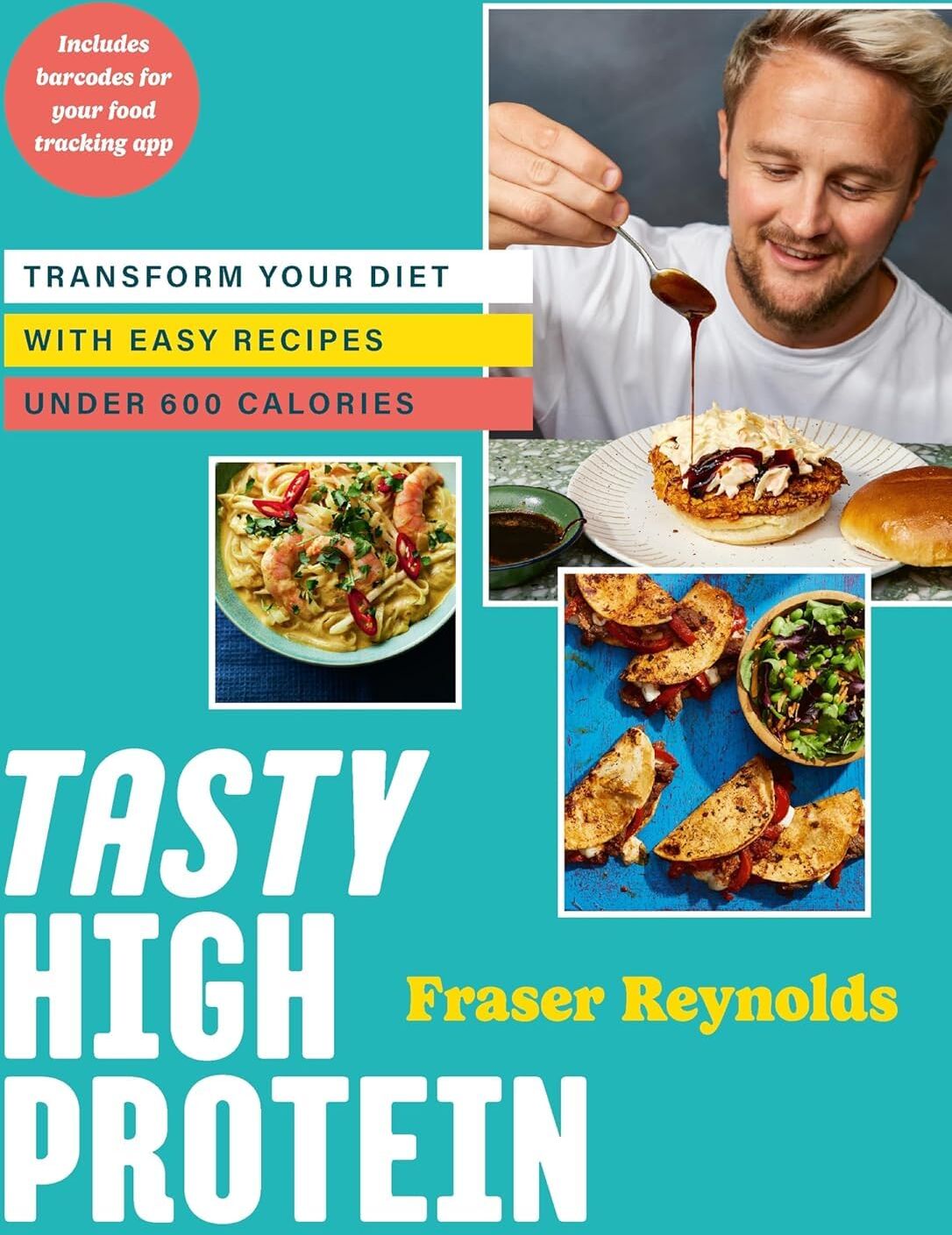 Various Publishers Tasty High Protein & Slim 800 Hot Air Fryer 3 Books Set - Reynolds & DiBiasi - Non Fiction High Protein Cookbooks - Mixed Format