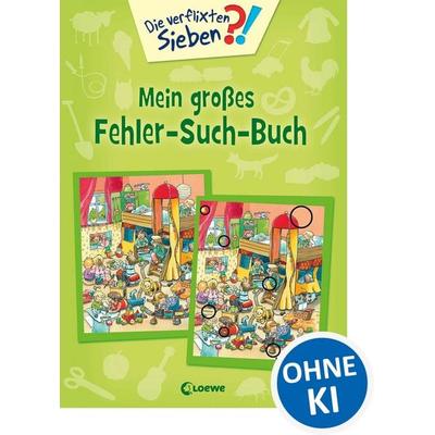 Die verflixten Sieben - Mein großes Fehler-Such-Buch, Taschenbuch von , Loewe, 978-3-7855-7306-8