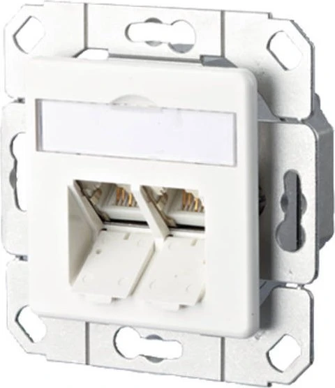 BTR E-DAT C6 2 Port UPk reinweiß RAL9010