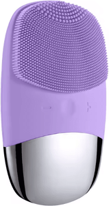 Uplift Curations Sonic Electric Facial Cleansing Brush Deep Clean Face Massager purple