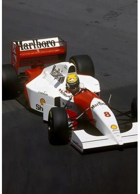 Uplift Treasures Vintage F1 Monaco Racing Car Canvas Poster Wall Art 12 11.81 16.54in Unframed