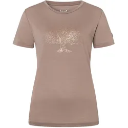 Super Natural, Damen, Funktionsshirt, Tree Of Knowledge (S), Braun