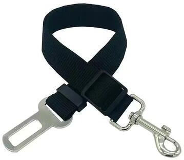 Useful Little Things Universal Adjustable Car Safety Seatbelt Tether For Dogs And Cats black