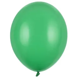 10 Luftballons dunkelgrün