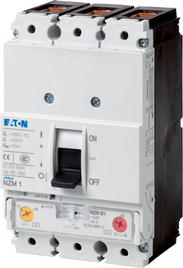 Eaton stroomonderbreker 3-polig 80A type NZMN1-A80 259084