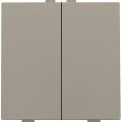 Niko Züblin 123-51002 Zweifach Taster für Niko Home Control, bronze coated 12351002