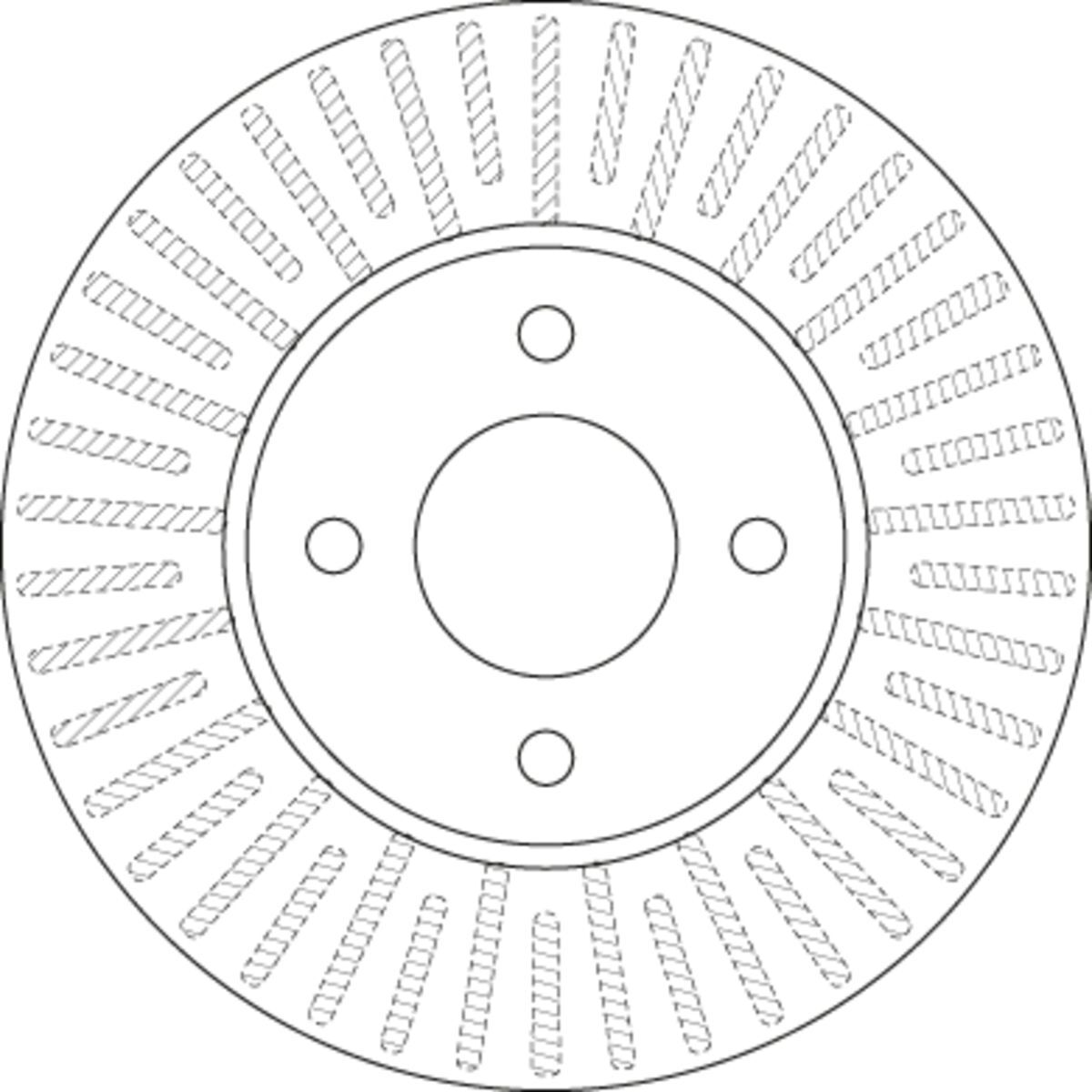 Bremsscheibe TRW DF6430 vorne, belüftet, 1 Stück
