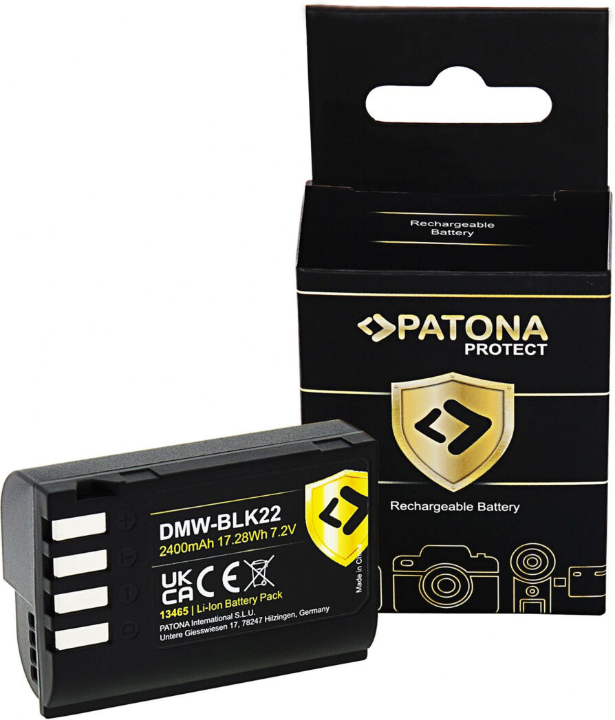 Batterie PATONA PROTECT Panasonic DMW-BLK22