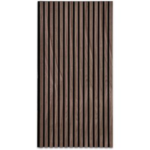 Karat Akustikpaneel Walnuss, 118 x 60 x 2,1 cm, mit schwarzem Filz, , Stück