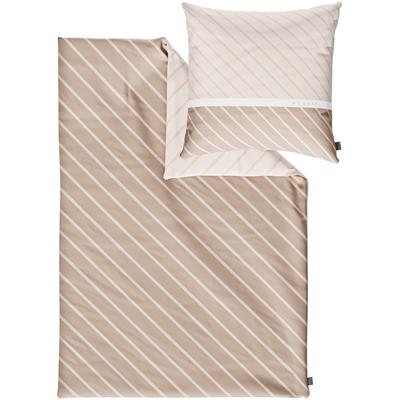 Bettwäsche BUGATTI "Satinbettwäsche bugatti", beige, B/L: 155cm x 220cm, 1 Stk., 1 Stk., Mako-Satin, B/L: 80cm x 80cm, 2 Stk., Mako-Satin, Obermaterial: 100% Baumwolle, Bettwäsche, Bettwäsche, mit zeitlosem Wende-Design