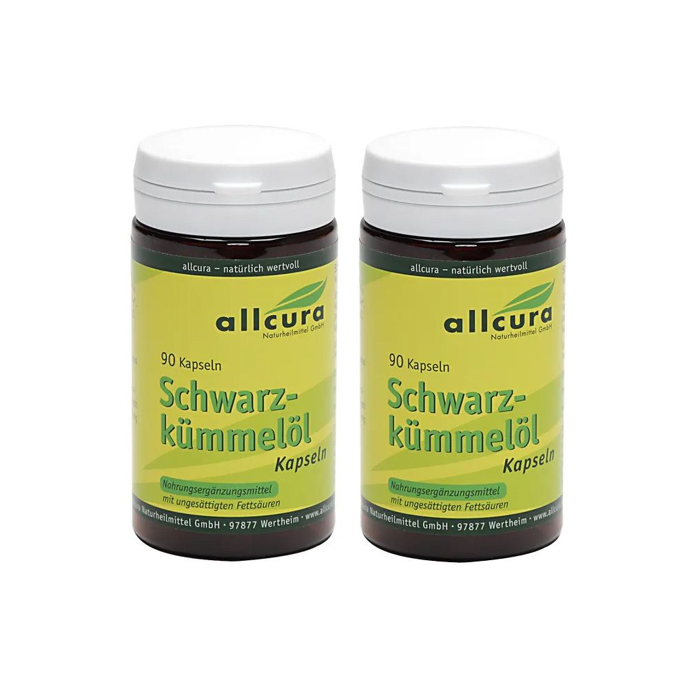 allcura Schwarzkümmelöl Kapseln x2 2x90 St