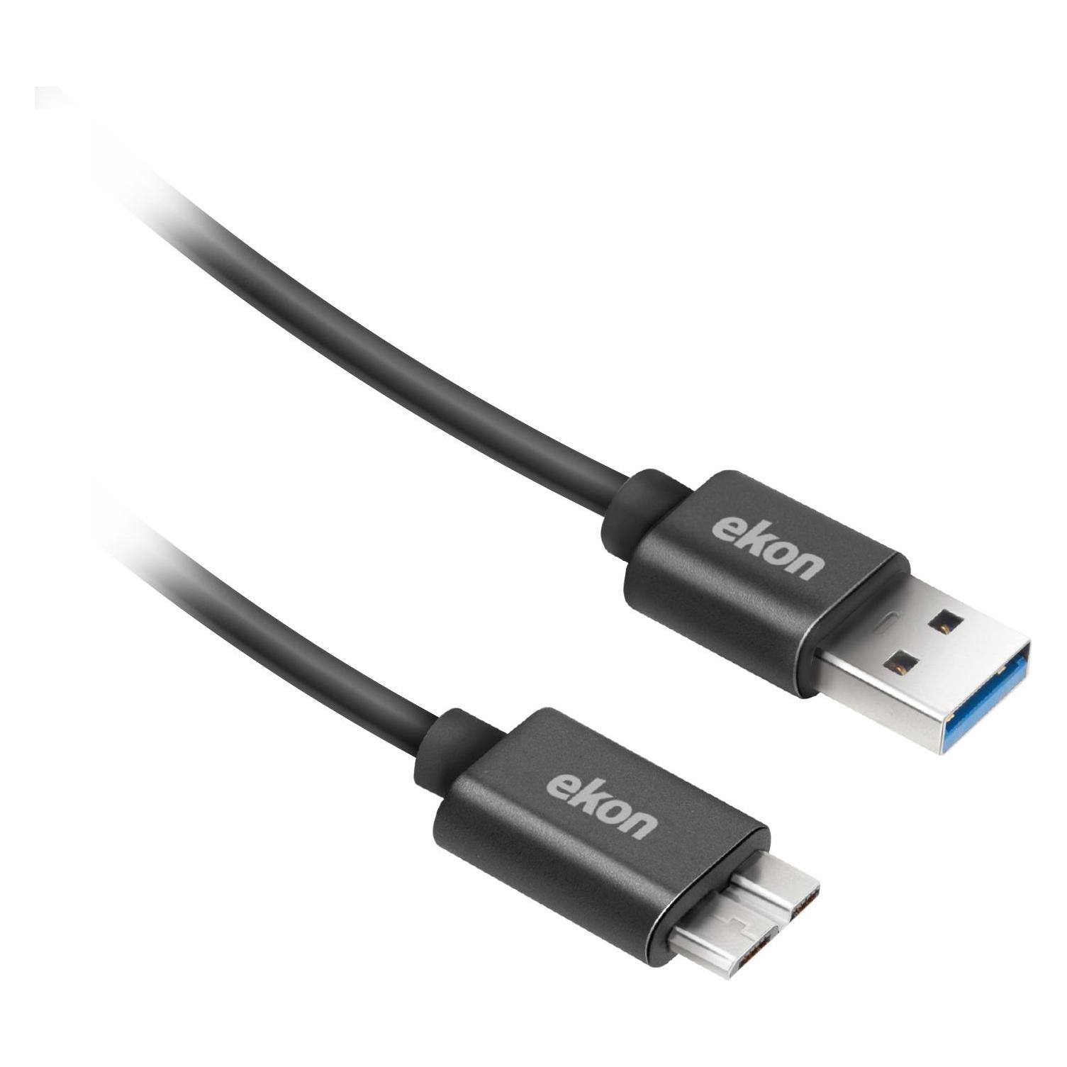Ekon CAVO USB A TO MICRO 3.1 1,8MT () (1.80 m, USB 3.2 Gen 1) (ECITUSBMICB18MMK)